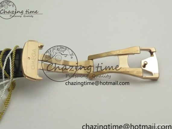 0102 Speedmaster ’57 Co-Axial RG OMF 1:1 Best Edition Black Dial On Leather Strap A9300 (Free Leather Strap) Resilient 8064